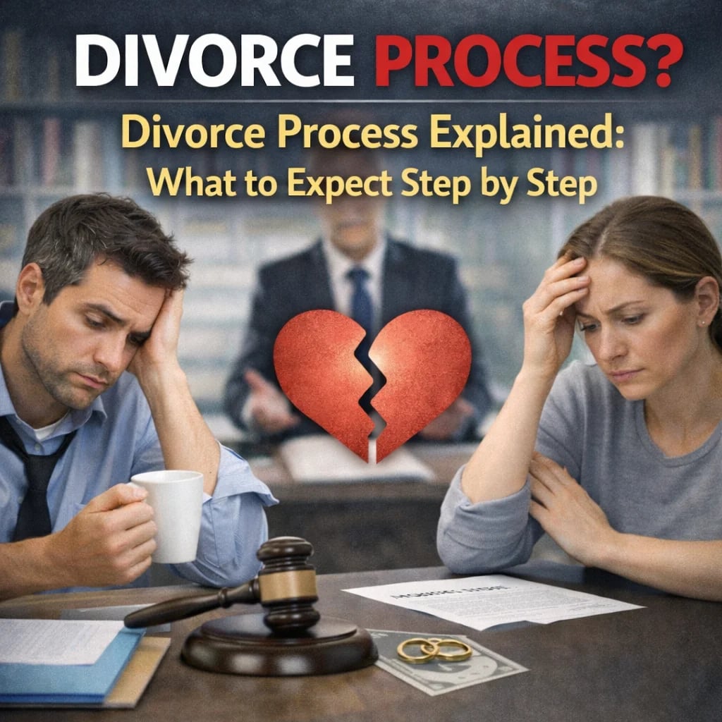 Divorce Process Explained: What to Expect Step by Step - Divorce can feel overwhelming. This guide explains each step of the process, key decisions, and how to move forward with clarity.