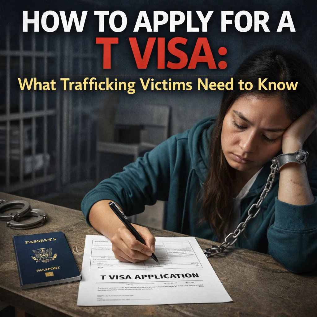 How to Apply for a T Visa: What Trafficking Victims Need to Know - Trafficking victim in the U.S.? Learn how the T visa works, what documents you need, and how to qualify for legal status and a path to a green card.