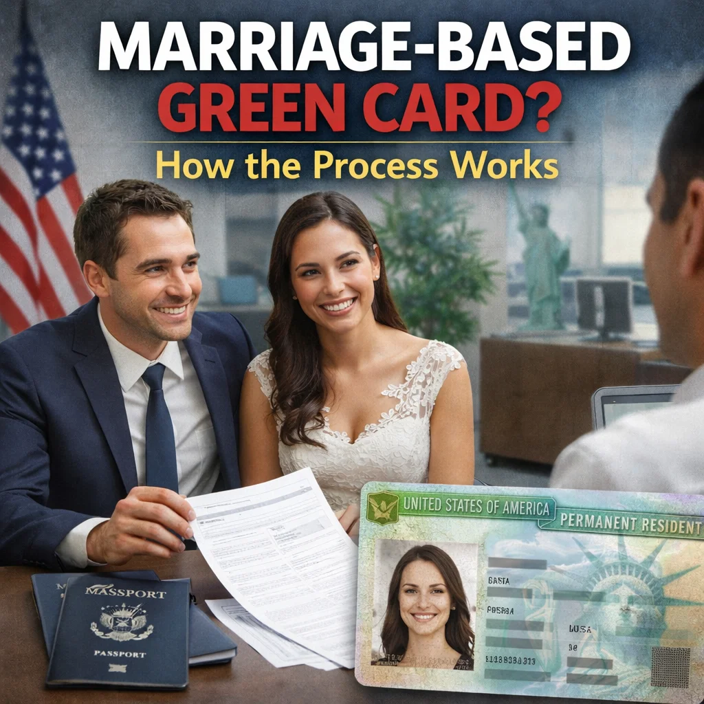 Marriage-Based Green Card: How the Process Works - Married to a U.S. citizen or green card holder? Here is how the marriage-based green card process works, what forms you need, and where most cases hit delays.