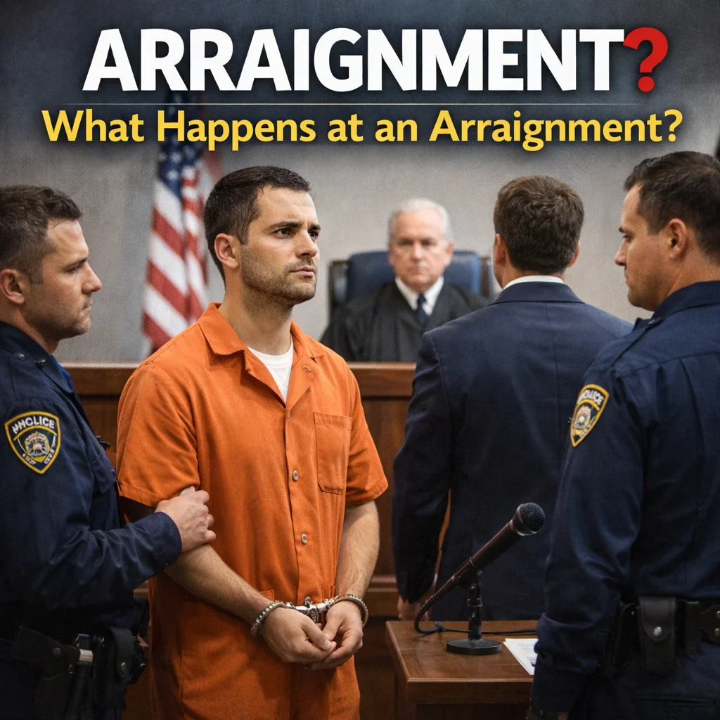 What Happens at an Arraignment? - Your first court date doesn't have to blindside you. Here's exactly what happens at an arraignment, what to say, and what comes next.